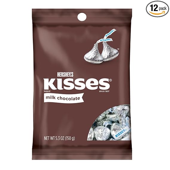 Hershey's 13410 kiss 6z peg bag (034000134106)