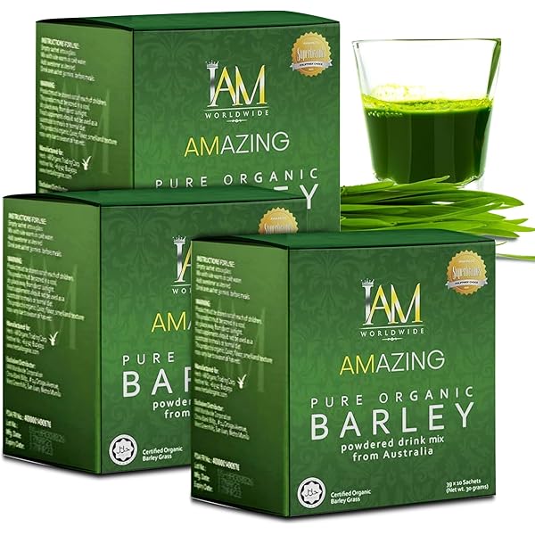 Pure organic Barley 3箱 Amazon.com : IAM Amazing Pure Organic Barley Powdered Drink