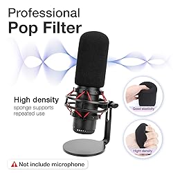 SUNMON HyperX QuadCast Pop Filter Windscreen