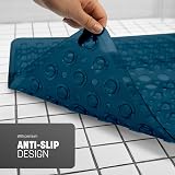KEPLIN Premium Non-Slip Bath Mat 164 Suction Cups 54x54cm Dark Blue view 5