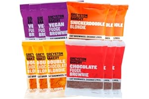 Greyston Bakery Premium Brownie & Blondie Gift Collection - Traditional Assorted Brownies & Blondies | 12 Pieces, Kosher, Preservative-Free (Traditional Assorted)