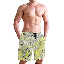 Aluy's boutique Men's Summer Cool Swim Trunks Quick