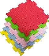 SAFRI Interlocking EVA Foam Play Mat Kids Puzzle Rug 6-Mats - Safe & Non-Toxic view 3