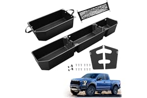 Truck Under Seat Storage Box for Ford F150 2015-2026 SuperCrew/Crew Cab Crew, Underseat Organizer Cargo Tool Box for F-150 F2
