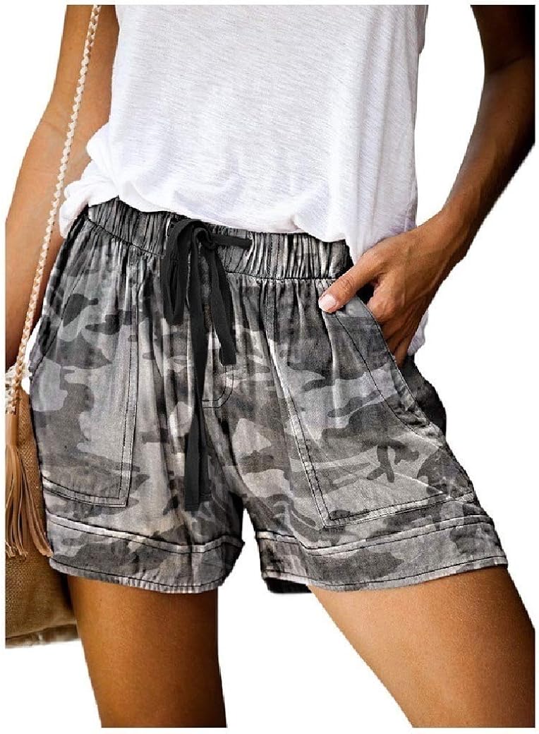 high waist drawstring shorts