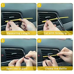 Kewucn 20 PCS Car Air Conditioner Vent Decorative