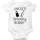 CBTwear Uncles Drinking Buddy Baby Bodysuit Cute Newborn Boy Clothes Adorable Infant Unisex Romper