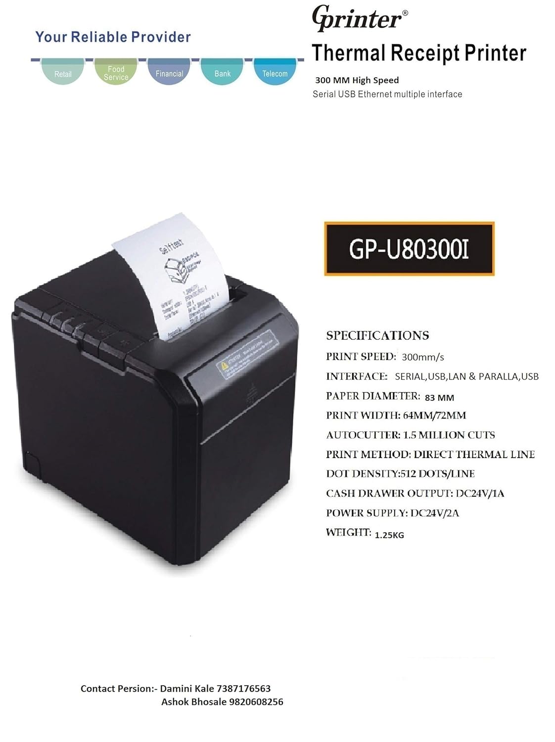 Thermal Receipt Printer Best Price With Best Deal in Your City
