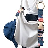 Add-a-Bag Luggage Strap, Adjustable Travel Carry Strap with Ring Hooks &amp; Buckle, Heavy-Duty Bag Holder &amp; Jacket Gripper, Luggage Straps/Luggage Belt, Travel Clip for Carry-On Suitcase &amp; Backpack