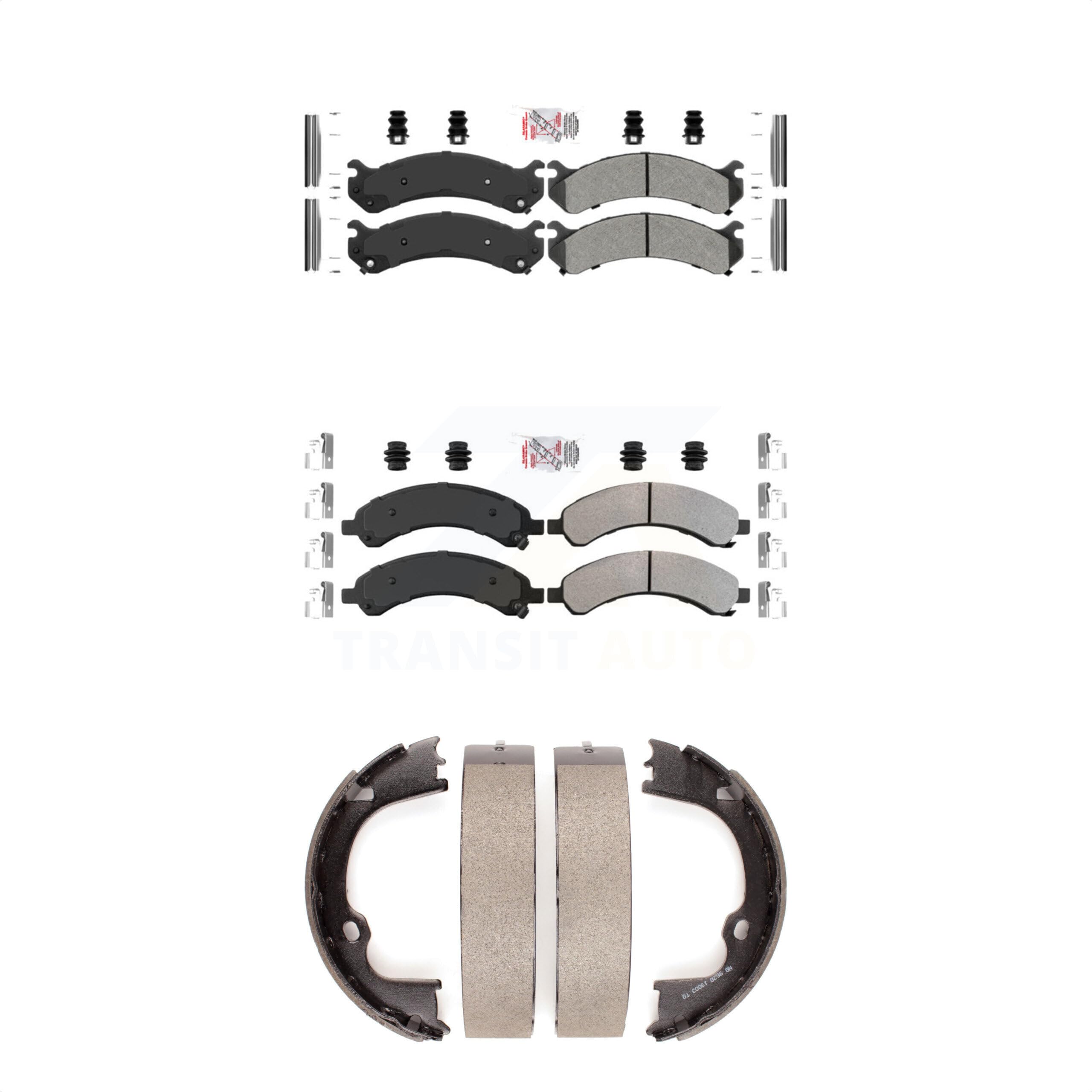 Transit Auto Front Rear Semi-Metallic Disc Brake