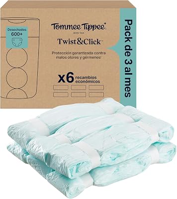 Bolsas de recambios para contenedor de pañales Twist & Click