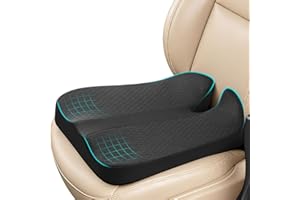 anzhixiu Heightening Truck Seat Cushion for Broader Vision, Car Seat Cushion for Car Seat Driver Truck Driver, Sciatica Pain Relief Pillow Tailbone Pain Relief Cushion for Long Time Driving