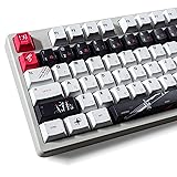 Hkfos XVX Japanese Keycaps- Premiun PBT White
