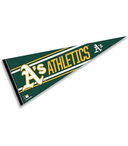 Official Oakland Athletics A's 3x5 Foot Flag - Green & Yellow MLB Banner By WinCraft - Show Your Team Spirit!
