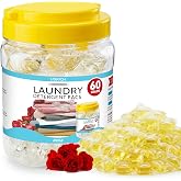60 Pack Laundry Detergent Pods- 5-in-1 Stain Remover Laundry Soap Pods- Ultra Concentrated,Dissolvable Detergent Pods Bulk for Washing Machines,Rose Scent