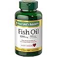 Nature's Bounty F.ish Oil, Supports Heart Health, 1200 Mg- 120 Ct - Rapid Release Softgels,…