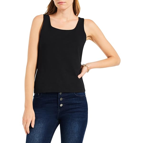 Débardeur Rachel Roy 'June Midnight' - Motif Fleuri Multicolore - Taille XL - Coton