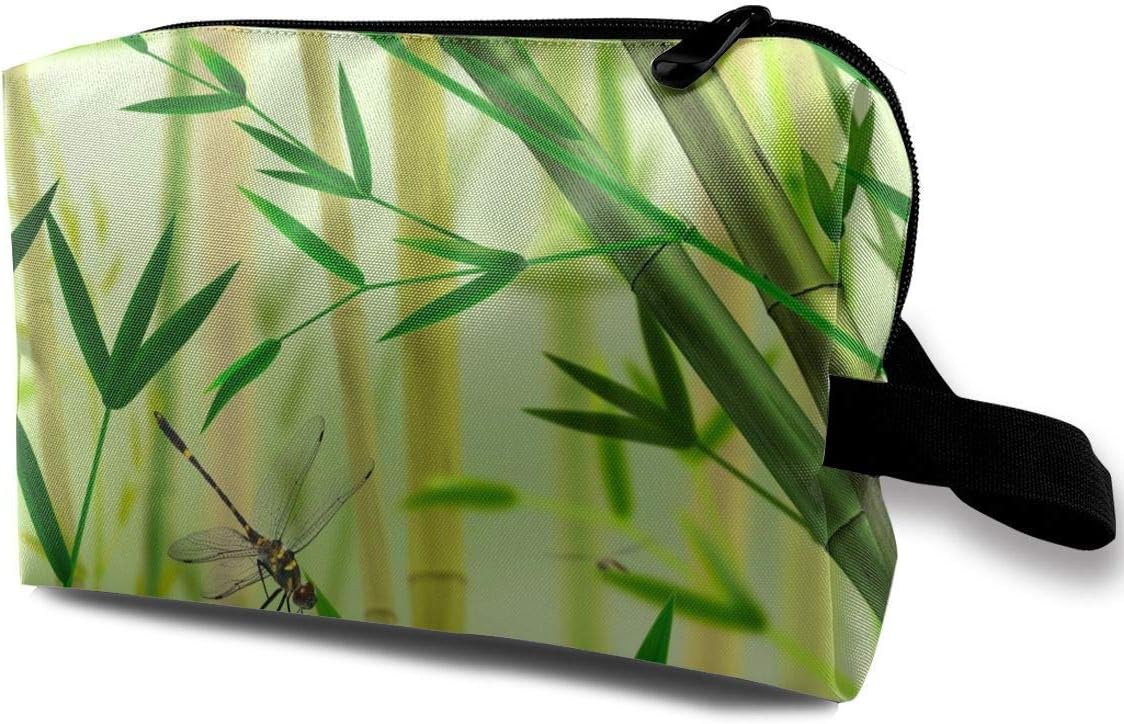 Bamboo Pattern Magic Makeup Bag Lazy Cosmetic Bag Portanle Travel Handbag
