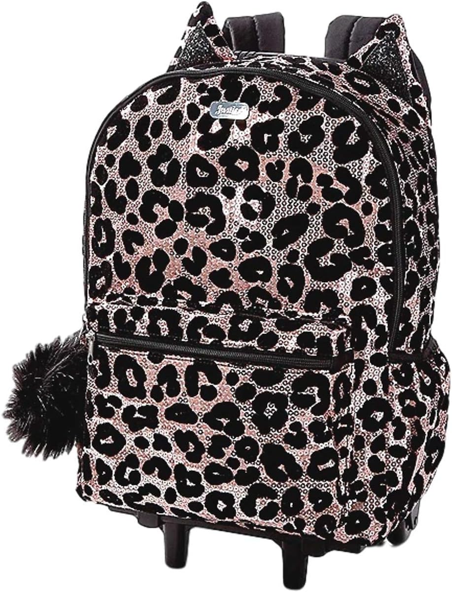 justice rolling backpack