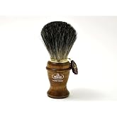 Omega 6191 Pure Badger Shaving Brush with Ash Handle