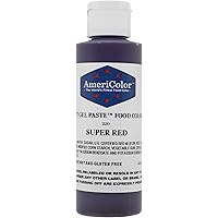 Americolor Soft Gel Paste Food Color, 4.5-Ounce, Super Red