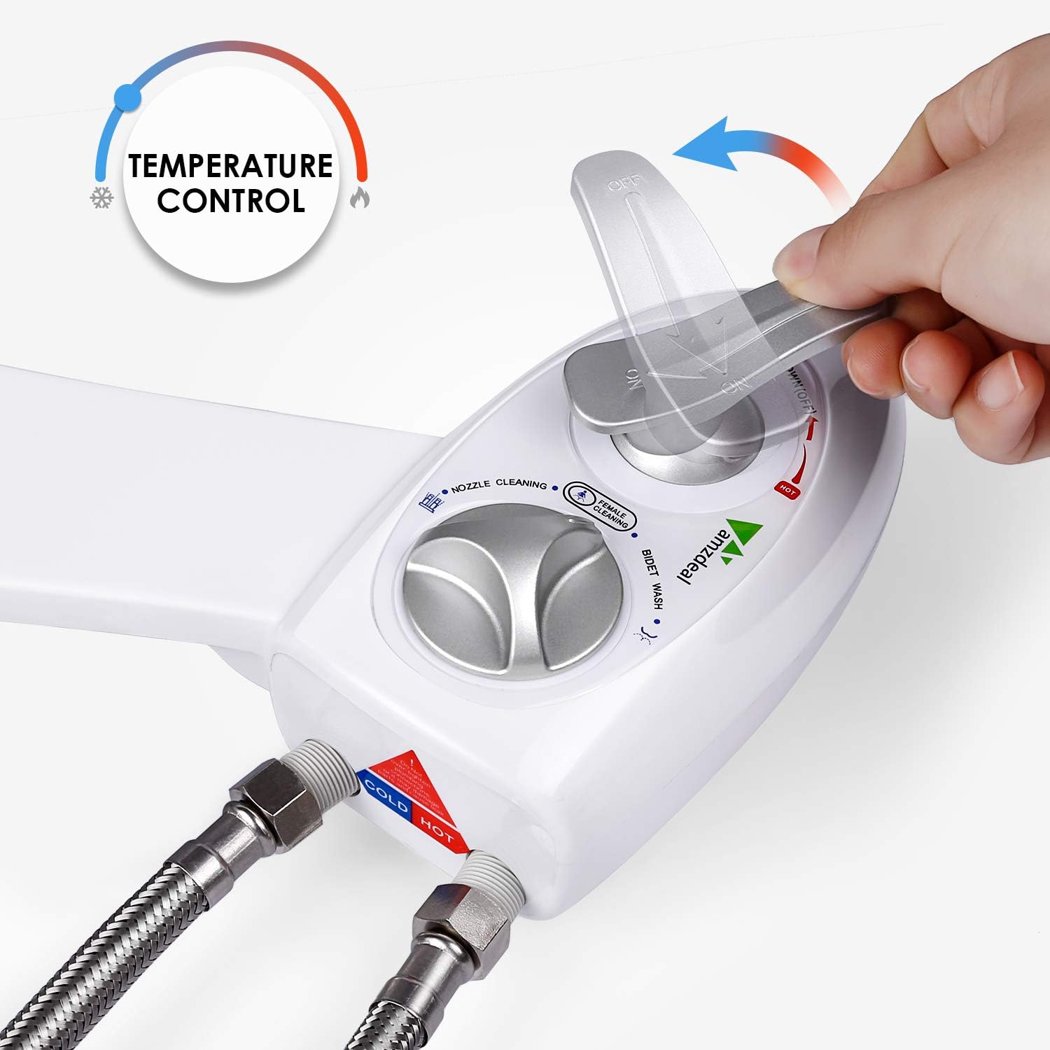 Bidets Tools & Home Improvement White Hot and Cold Water Dual Self