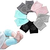 Baby Crawling Anti-Slip Knee, Unisex Baby Toddlers Kneepads 5 Pairs