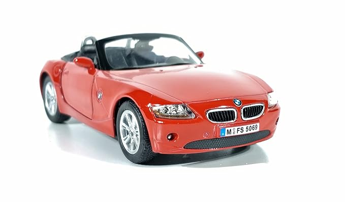 Jack Royal BMW Z4 Metal Die Cast Car (Pull Back Action) (Red)