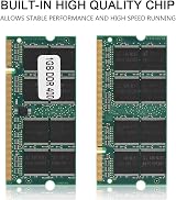 Bewinner 1GB DDR1 400MHz PC3200 Laptop RAM Mini 200Pin SODIMM Memory Module view 5