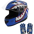 TCMT Dot Youth Kids Full Face Motocross Motorcycle Helmet Off-Road Street Mountain Bike BMX MX ATV Dirtbike Helmet