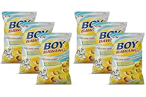 Boy Bawang Cornick, Butter - Crispy Tasty & Gluten-Free Corn Nuts (6 Pack, Total of 600g)