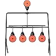 Hiram Resetting Target with Portable Design and Shooting Spots, Rated for .22 .177 Caliber