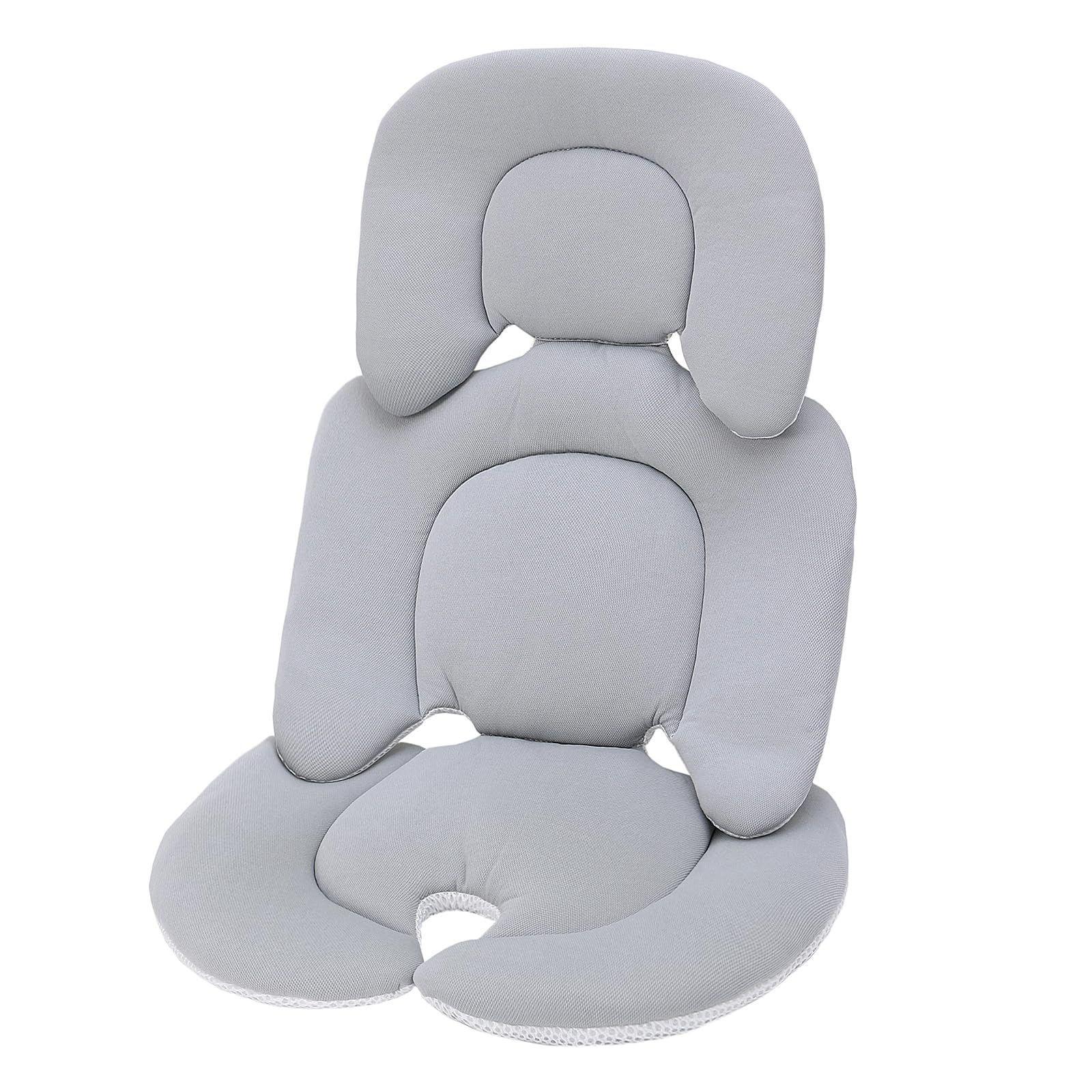 Photo 1 of Infant Car Seat Insert, Baby Stroller Cushion for Newborn, Safety Seats and Baskets Insert-Reversible Universal Breathable and Soft Newborn Stroller Mat(Gray)