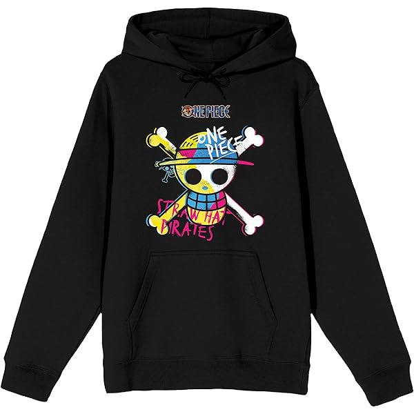 Bioworld One Piece (Live Action) Straw Hat Pirates Adult Black