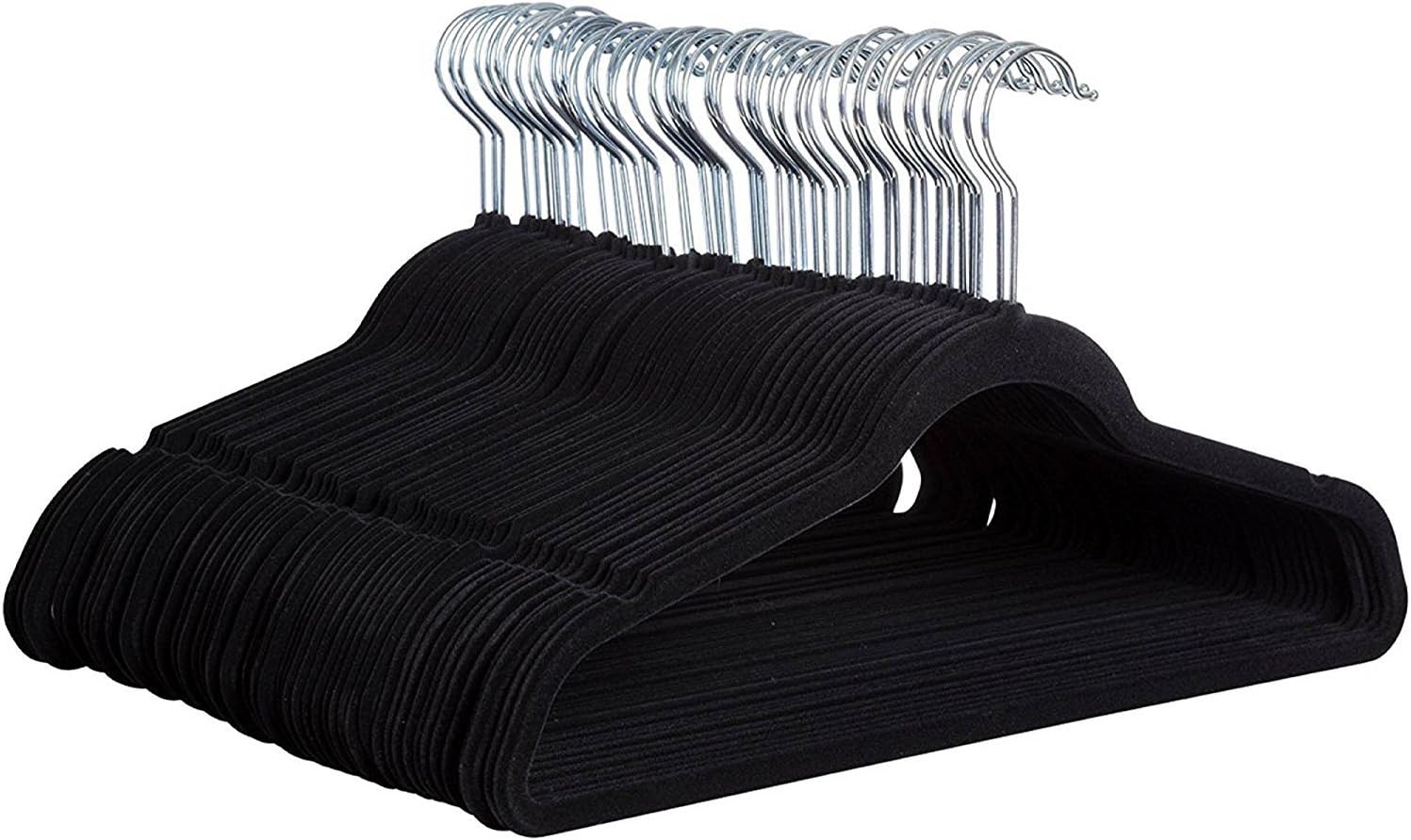 Zober Non-Slip Velvet Hangers - Suit Hangers (30-pack) Ultra Thin Space Saving 360 Degree Swivel Hook Strong and Durable Clothes Hangers Hold Up-To 10 Lbs, for Coats, Jackets, Pants, and Dress Clothes