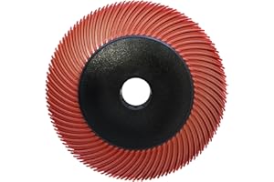 HIEMTE Radial Bristle Brush, 6 in x 1/2 in x 1 in, 220#, 1SET，Ten Single Piece with Adapter