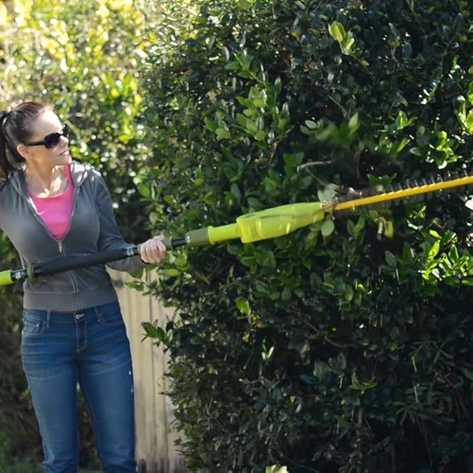sun joe telescoping hedge trimmer