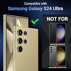 Temdan Designed for Samsung Galaxy S24 Ultra Case
