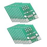 uxcell FPC 8PIN 0.5 / FPC 8PIN 1 to DIP Adapter PCB