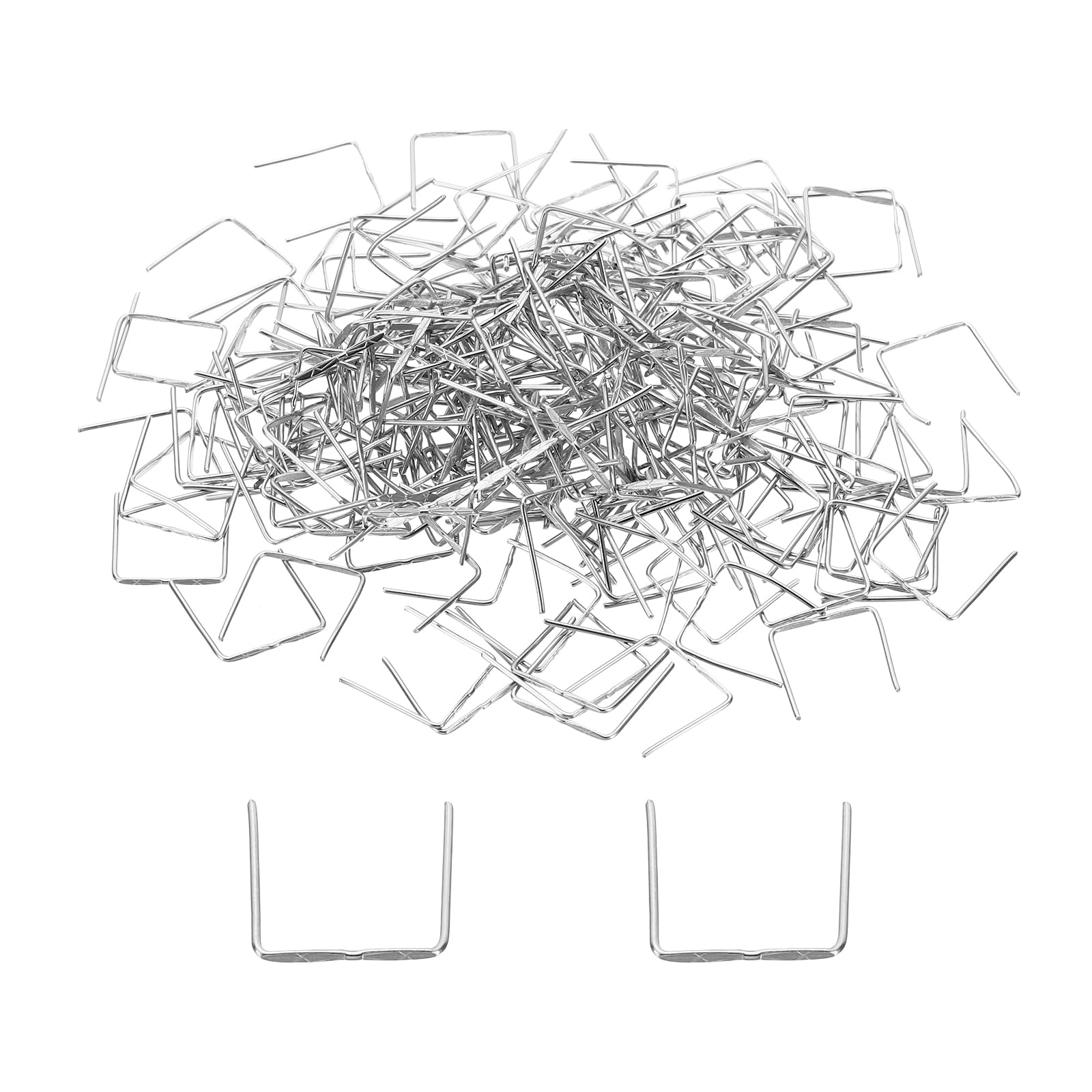 PATIKIL 14mm/0.6" Copper Chandelier Connector Pins, 460Pcs Chandelier Crystal Clips for Fastening Crystals Parts, Chandelier Replacements, Chrome