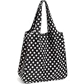 Kate Spade New York Resuable Shopping Tote, Black Dots