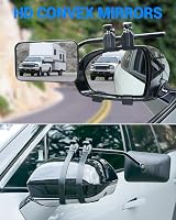 SUPAREE Convex Caravan Towing Mirrors with Clamps and Straps Pair view 2