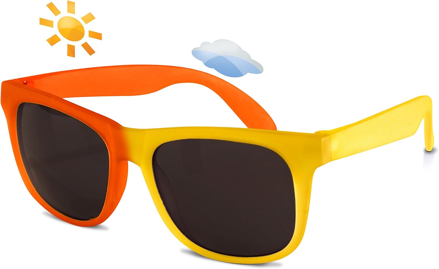 kids orange sunglasses