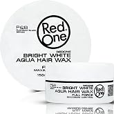 Redone Hair Styling Wax White 150ml | Extra Hold &amp; Long Lasting Shine | Gel Wax for Men &amp; Women | Peach Scent | Strong Hold Edge Control Wax | Non-Sticky Wet Look Finish | Professional Barber Hair Wax