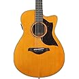 Yamaha A-Series AC3M Acoustic-Electric Guitar with Soft Case, Vintage Natural