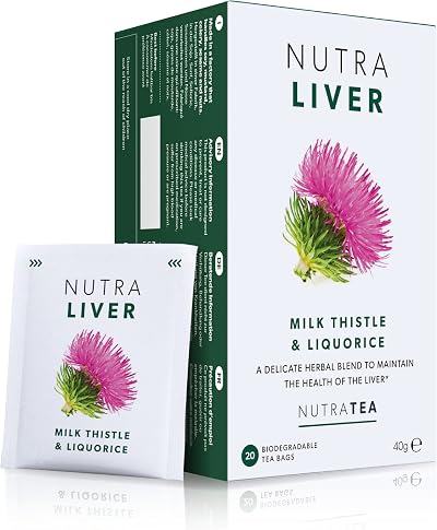 Nutra Tea Liver Support Tea 120 Bags 6 Pack