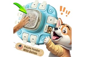 Kenida Dog Puzzle Toy - Puzzle Toys for Dogs 2 Levels, Dog Treat Puzzles Toys for IQ Training & Brain Stimulation, Slow Feeder as Gifts for Puppies, Cats, Dogs