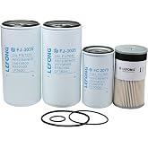 4 PCS ST-1014 Filter Compatible with many Detroit Diesel Series 60 | Replaces P552100, P556916, P550467; Fits Applications