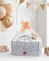 Maliton Nappy Caddy Newborn Diaper Organizer 15.3x9.3x7 in Grey view 8