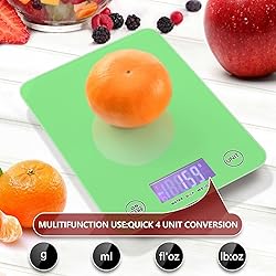 UMIRIKO Light Green Kitchen Digital Scale Weight